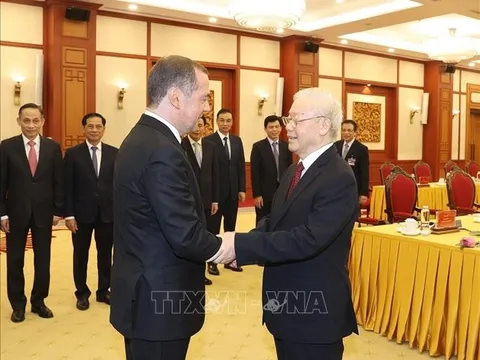 Tổng Bí thư hội đàm với Chủ tịch Đảng Nước Nga Thống nhất
