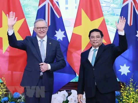 Việt Nam-Australia nhất trí thúc đẩy nâng cấp quan hệ lên tầm mức mới