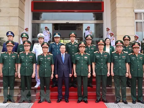 Chủ tịch nước Võ Văn Thưởng thăm, làm việc tại Cục Cứu hộ-Cứu nạn