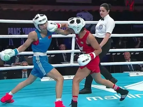 Khen thưởng nữ võ sĩ đầu tiên của Việt Nam giành ngôi Á quân Giải vô địch Boxing thế giới