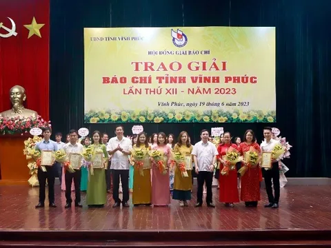 Vĩnh Phúc vinh danh 35 tác phẩm báo chí xuất sắc