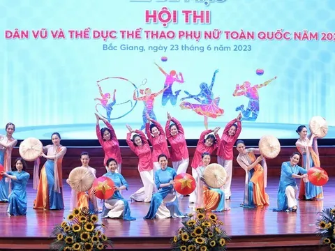 Bế mạc Hội thi dân vũ và thể dục thể thao phụ nữ toàn quốc 2023