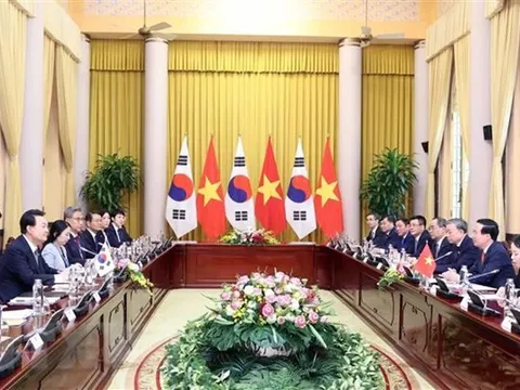 Việt Nam-Hàn Quốc trao đổi 17 văn kiện hợp tác trên các lĩnh vực