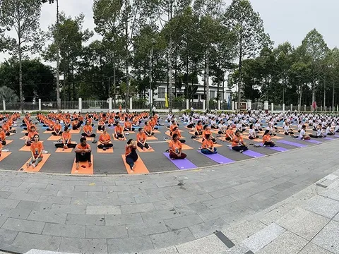 Ngày Quốc tế Yoga “Một thế giới một sức khỏe chung” tại Đồng Tháp