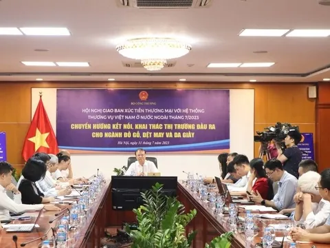 Hội nghị giao ban xúc tiến thương mại với hệ thống thương vụ Việt Nam tháng 7/2023