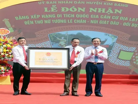 Di tích lịch sử căn cứ địa Lạt Sơn đón nhận Bằng xếp hạng Di tích cấp quốc gia