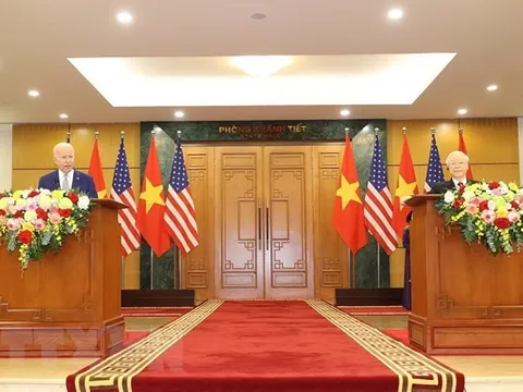 Việt Nam-Hoa Kỳ thông qua Tuyên bố chung, nâng tầm quan hệ hai nước