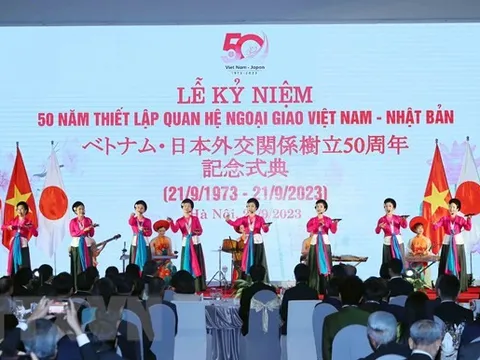 Lễ kỷ niệm 50 năm thiết lập Quan hệ Ngoại giao Việt Nam-Nhật Bản