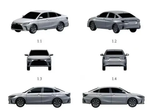 Toyota Vios gánh doanh số xe hơi Toyota bán tại Việt Nam trong tháng 10/2023