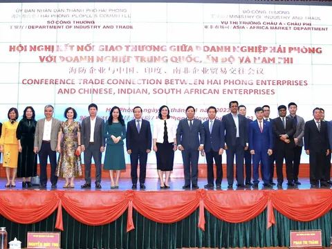 Hải Phòng kết nối giao thương với doanh nghiệp Trung Quốc, Ấn Độ và Nam Phi