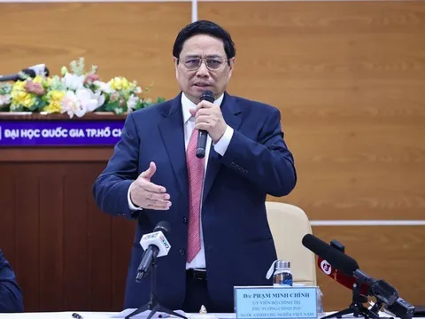 Thủ tướng Phạm Minh Chính dự lễ khai khóa năm 2023 của Đại học Quốc gia TP. Hồ Chí Minh