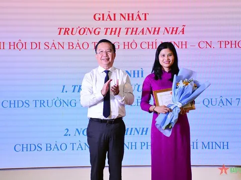Trao 17 giải thưởng Hội thi “Phát huy giá trị di sản văn hóa Hồ Chí Minh”