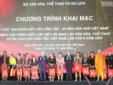 Khai mạc Tuần Đại đoàn kết các dân tộc-Di sản văn hóa Việt Nam