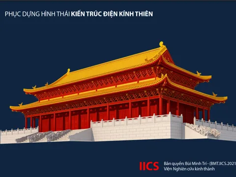Giải mã bí ẩn kiến trúc điện Kính Thiên