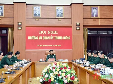 Đại tướng Phan Văn Giang chủ trì Hội nghị Thường vụ Quân ủy Trung ương