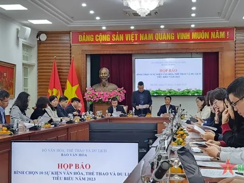 Bình chọn 10 sự kiện văn hóa, thể thao và du lịch tiêu biểu năm 2023