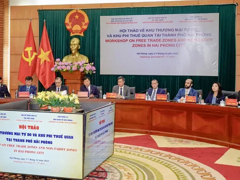 Hội thảo về Khu thương mại tự do và khu phi thuế quan tại Hải Phòng