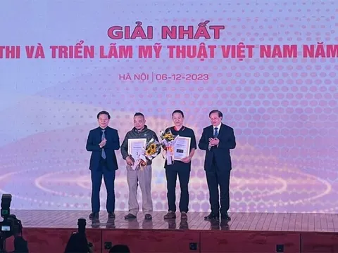 27 tác phẩm đoạt giải Cuộc thi và Triển lãm Mỹ thuật Việt Nam năm 2023