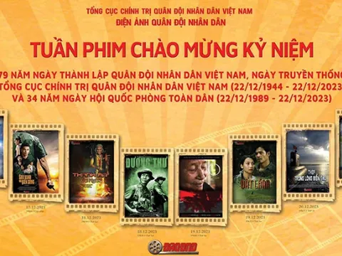 Tổ chức Tuần phim kỷ niệm Ngày thành lập Quân đội nhân dân Việt Nam