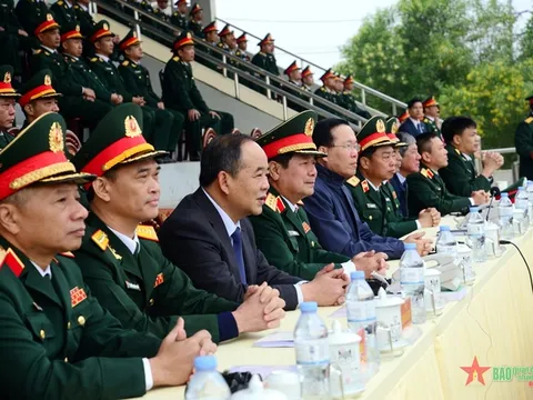 Chủ tịch nước Võ Văn Thưởng thăm và làm việc với Binh chủng Đặc công