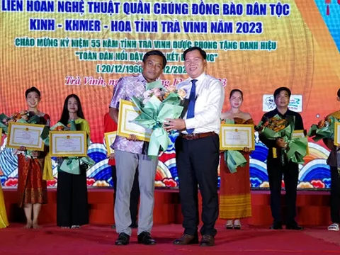 Trà Vinh: Bế mạc Liên hoan nghệ thuật quần chúng dân tộc Kinh, Khmer, Hoa
