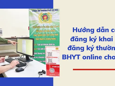 Có thể đăng ký khai sinh, bảo hiểm y tế cho trẻ em, thường trú... qua mạng