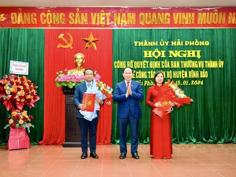 Hải Phòng điều động, bổ nhiệm hàng loạt cán bộ chủ chốt