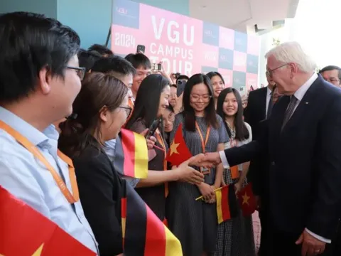 Tổng thống CHLB Đức: Đại học Việt Đức là ngọn hải đăng trong quan hệ hợp tác tốt đẹp giữa hai nước Đức và Việt Nam