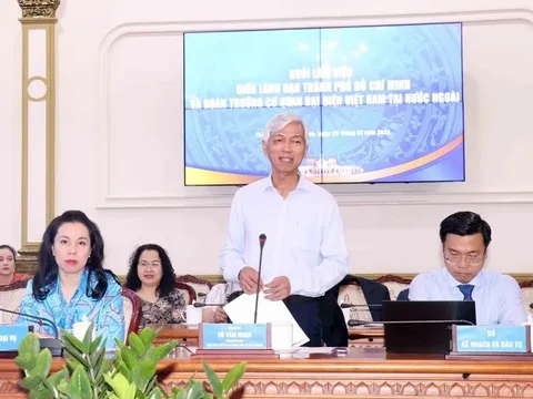 Lãnh đạo TP Hồ Chí Minh tiếp Đoàn Trưởng Cơ quan đại diện Việt Nam ở nước ngoài