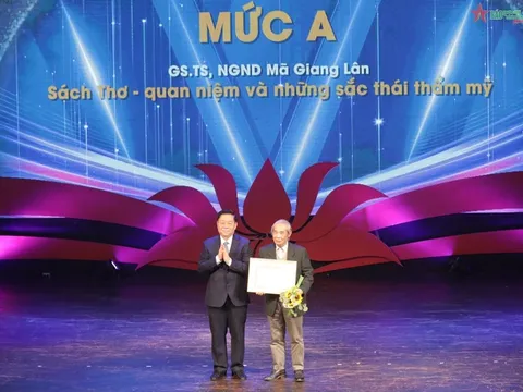 Xét tặng thưởng và hỗ trợ tác phẩm lý luận phê bình văn học nghệ thuật
