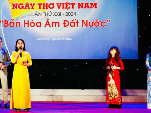 “Bản hòa âm đất nước” cuốn hút trong Ngày thơ Việt Nam tại Hải Phòng