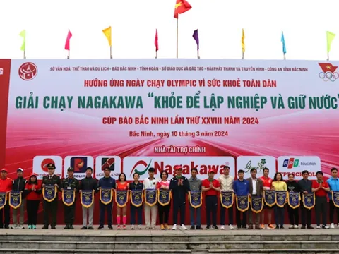 Giải chạy tranh Cúp báo Bắc Ninh thu hút gần 3000 người tham gia