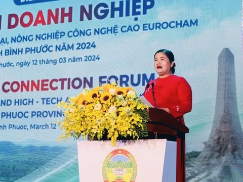 Diễn đàn kết nối doanh nghiệp công nghiệp, thương mại, nông nghiệp công nghệ cao EuroCham - Bình Phước