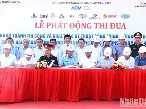Rút ngắn tiến độ hoàn thành trước 3 tháng đường cất, hạ cánh sân bay Long Thành