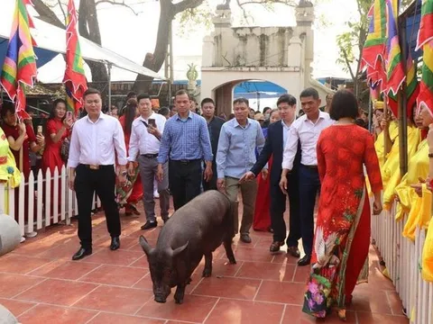 Tục rước “Ông Lang” - phong tục đẹp ở làng Tân Phượng, Bắc Giang