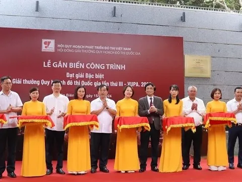 Công trình Đền thờ liệt sĩ Chiến trường Điện Biên Phủ đoạt giải thưởng Quy hoạch đô thị quốc gia