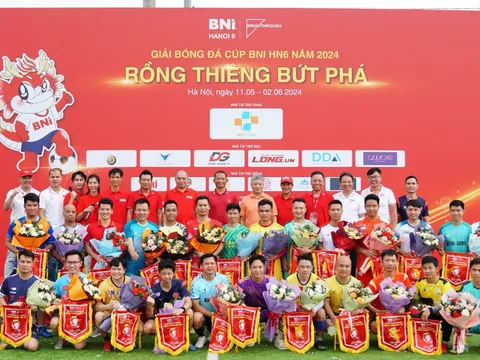 Lễ khai mạc Giải bóng đá Cúp BNI HN6 năm 2024