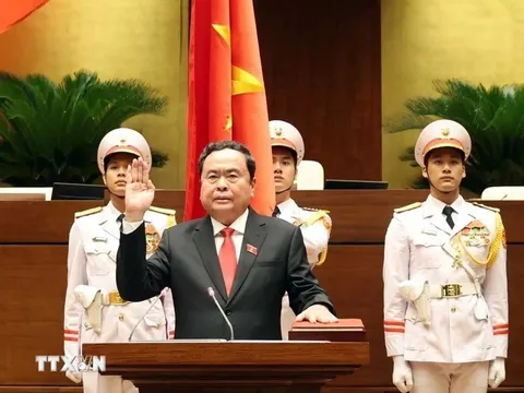Ông Trần Thanh Mẫn tuyên thệ nhậm chức Chủ tịch Quốc hội