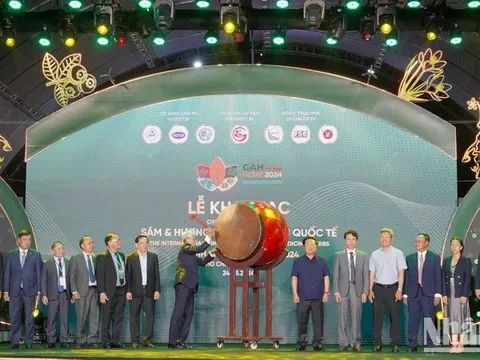 Khai mạc lễ hội sâm và hương, dược liệu quốc tế Thành phố Hồ Chí Minh năm 2024