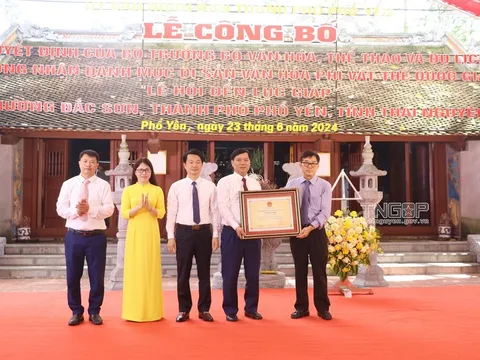 Công nhận lễ hội đền Lục Giáp thuộc Danh mục di sản văn hóa phi vật thể Quốc gia