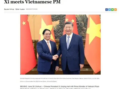 Truyền thông Trung Quốc đồng loạt đưa tin về chuyến công tác của Thủ tướng Phạm Minh Chính