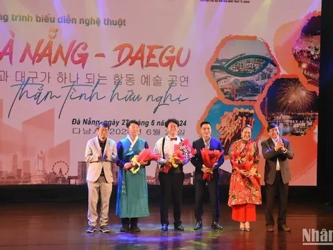 Đặc sắc chương trình biểu diễn nghệ thuật Đà Nẵng - Daegu thắm tình hữu nghị