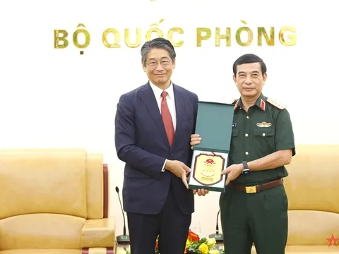 Đại tướng Phan Văn Giang tiếp Đại sứ Nhật Bản tại Việt Nam