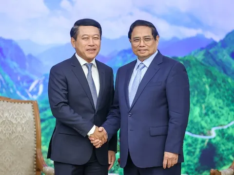 Thủ tướng Phạm Minh Chính tiếp Phó Thủ tướng Chính phủ, Bộ trưởng Ngoại giao Lào