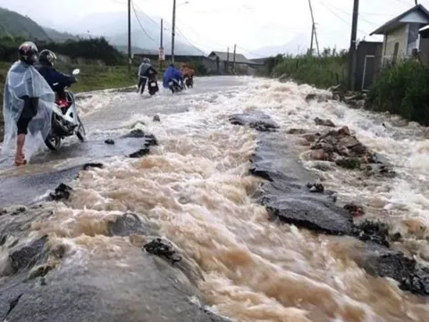 Vùng núi Bắc Bộ, Tây Nguyên và Nam Bộ đề phòng mưa lớn gây ngập úng, lũ quét, sạt lở