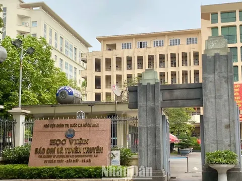 Học viện Báo chí tuyên truyền công bố danh sách trúng tuyển diện tuyển thẳng, ưu tiên