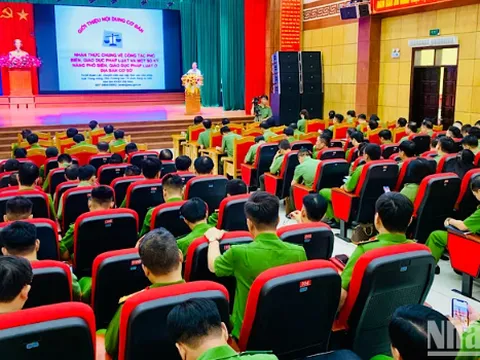 Nâng cao nghiệp vụ giáo dục pháp luật cho công an cơ sở các địa phương khu vực miền bắc