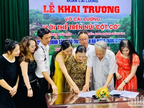 Hình tượng người chiến sĩ công an anh hùng lên sân khấu cải lương Hải Phòng