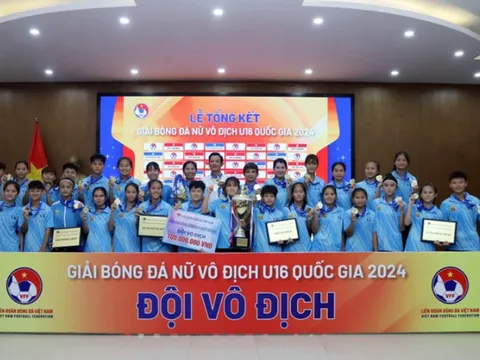 Hà Nội vô địch Giải bóng đá nữ U16 quốc gia