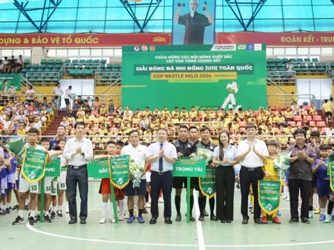 Giải bóng đá U11 toàn quốc: Chủ nhà Bắc Ninh gặp Sông Lam Nghệ An ở trận khai mạc